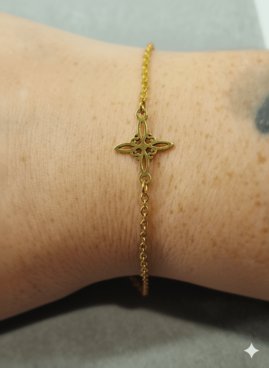 Pulsera Nudo de Bruja Acero