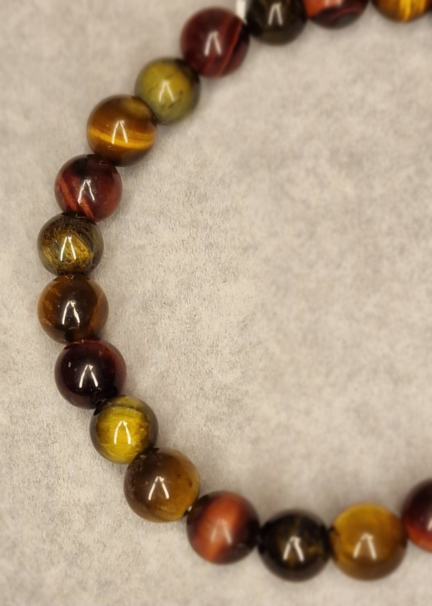 Pulsera de Triple protección ojo de tigre, ojo de buey y ojo de halcón, natural, energizada y creada para acompañarte en tu bienestar emocional y espiritual