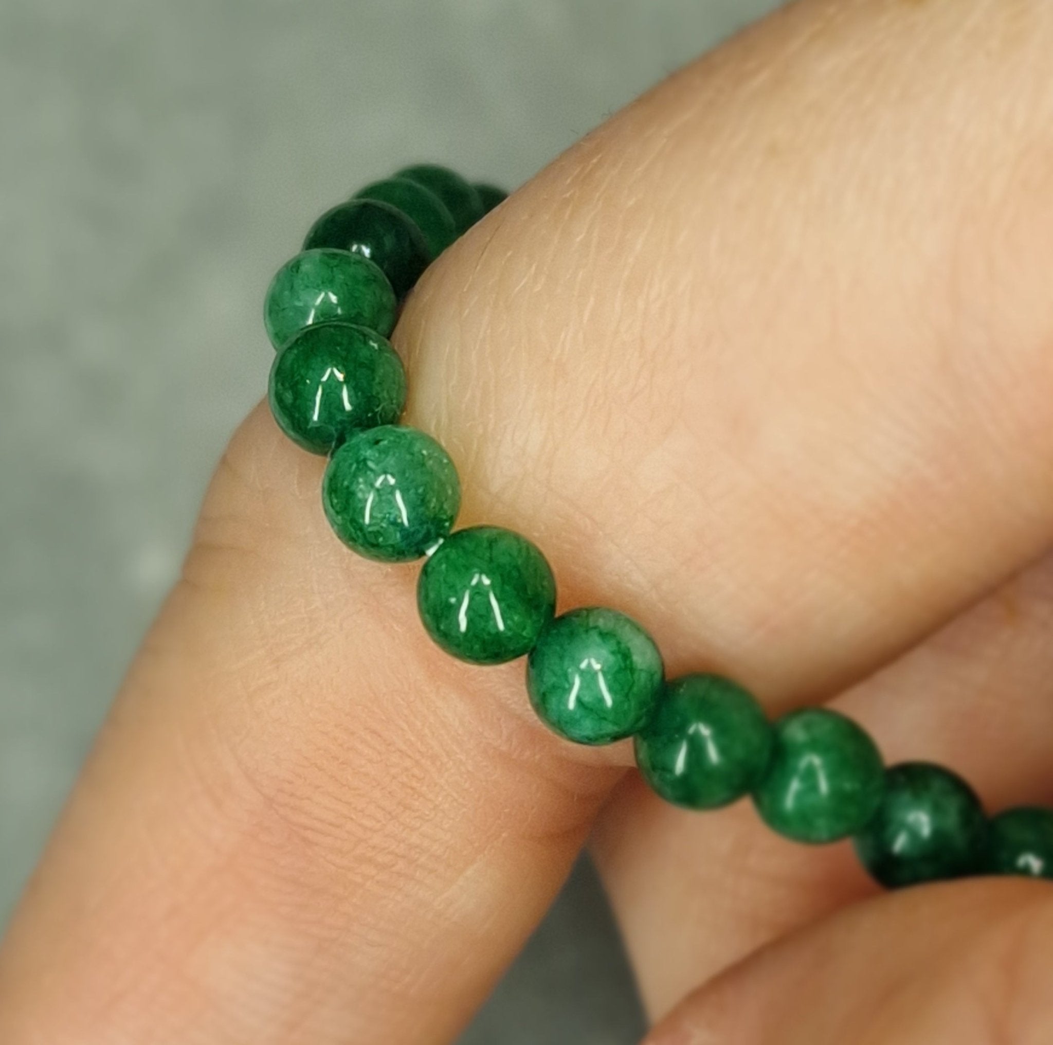 Pulsera Mineral Esmeralda