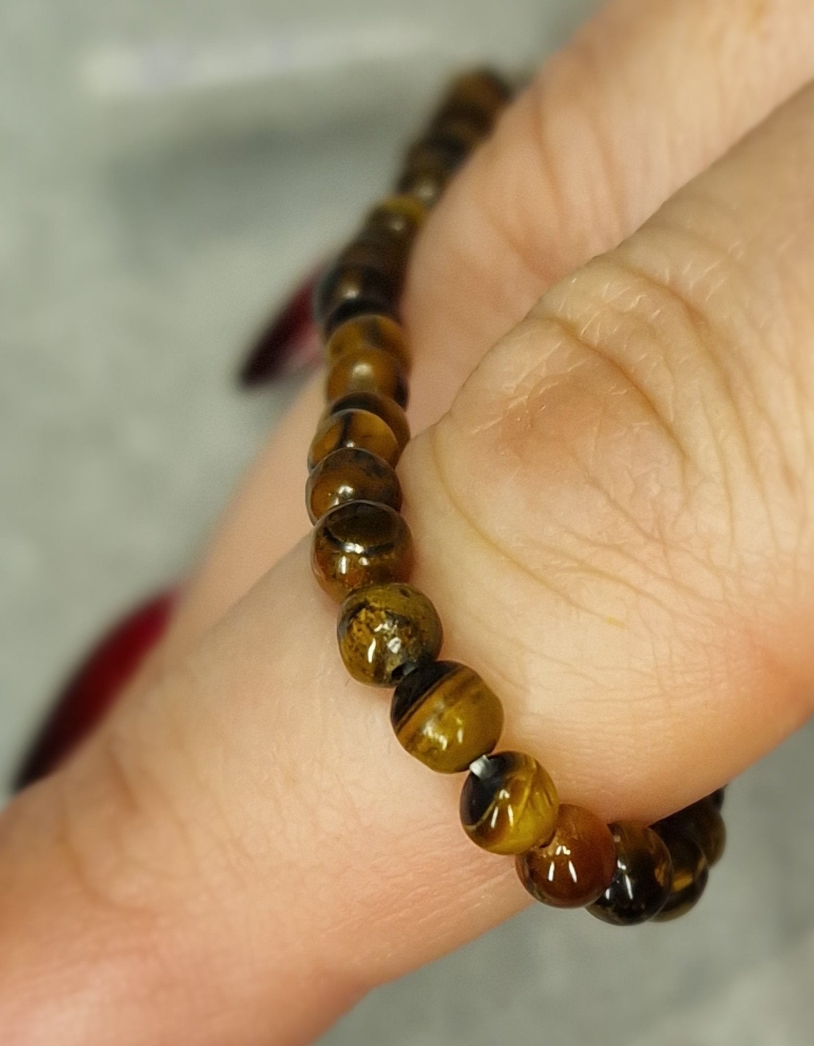 Pulsera Mineral Ojo de Tigre