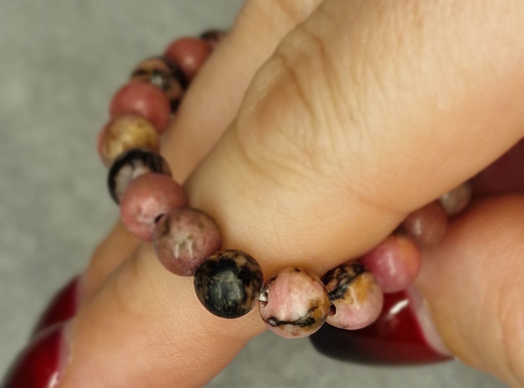 Pulsera Mineral Rodocrosita