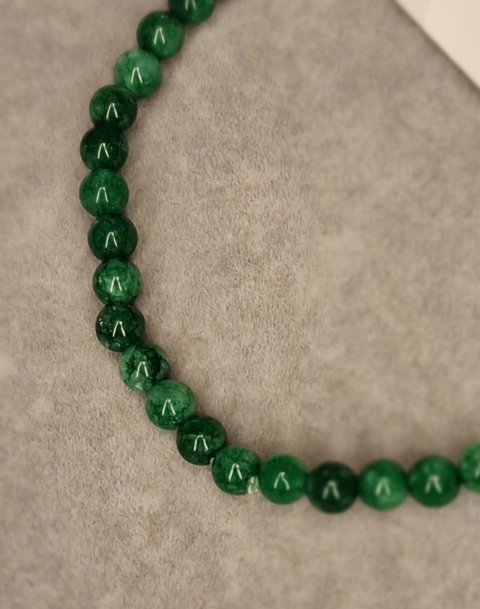 Pulsera Mineral Esmeralda