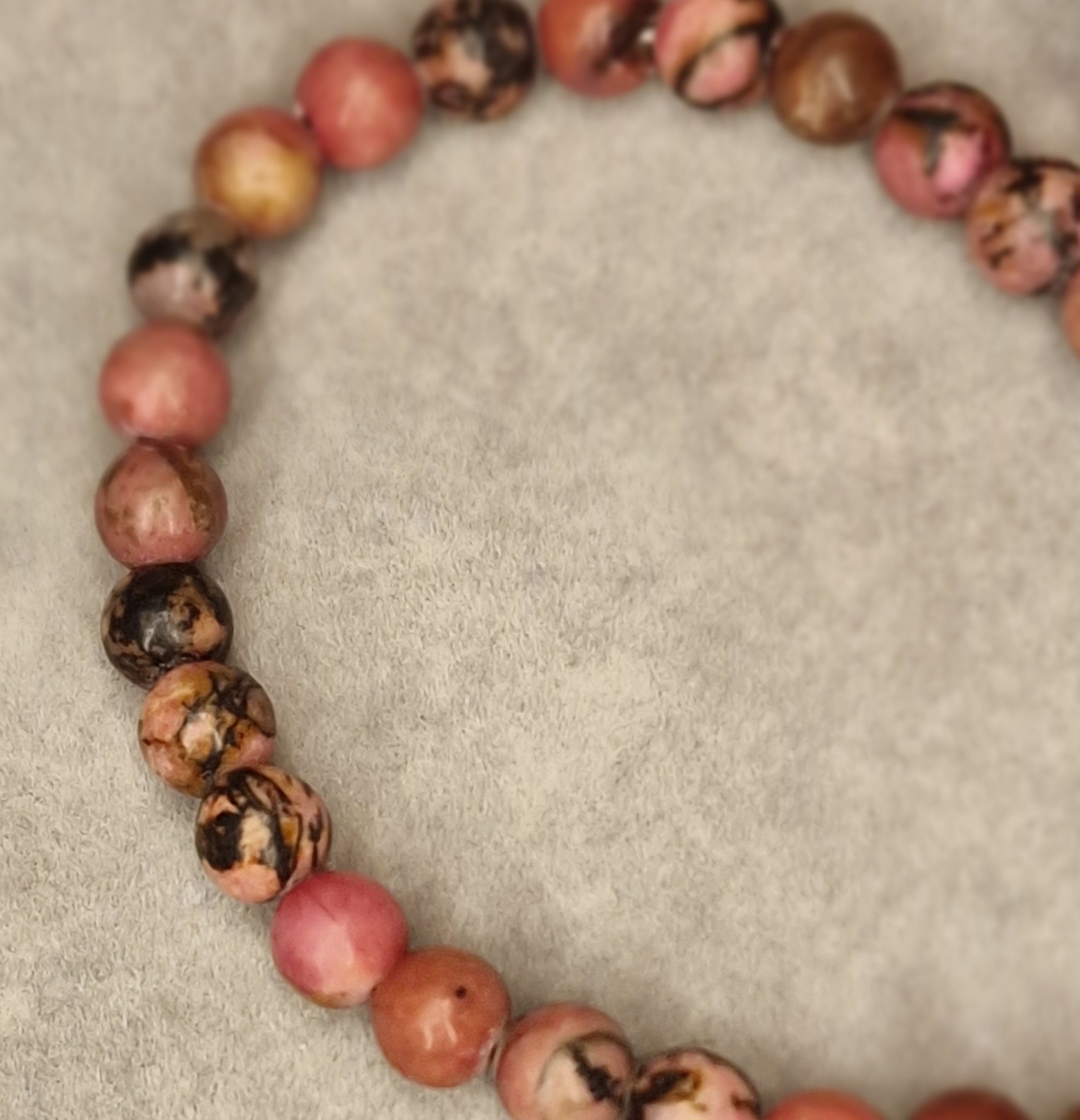 Pulsera Mineral Rodocrosita