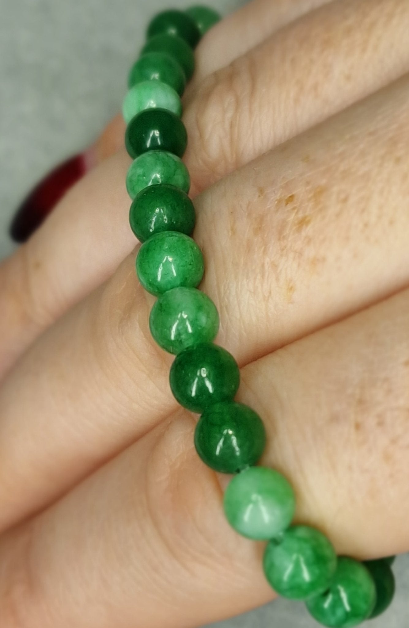 Pulsera Mineral Esmeralda