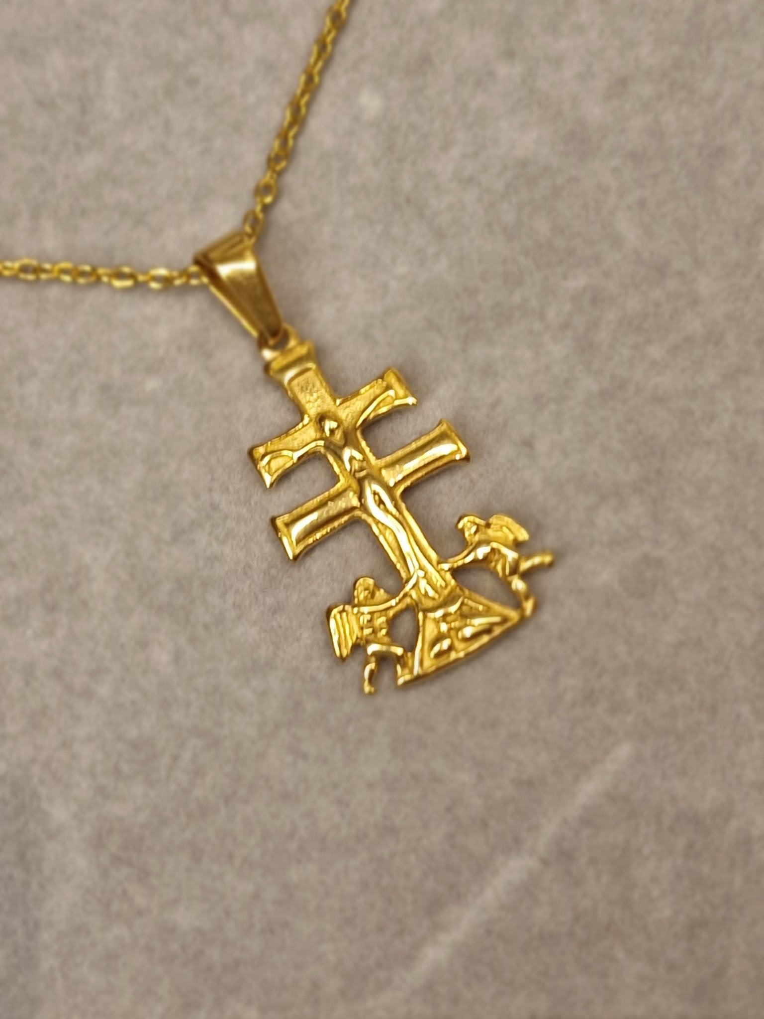 Collar Cruz de Caravaca Hombre