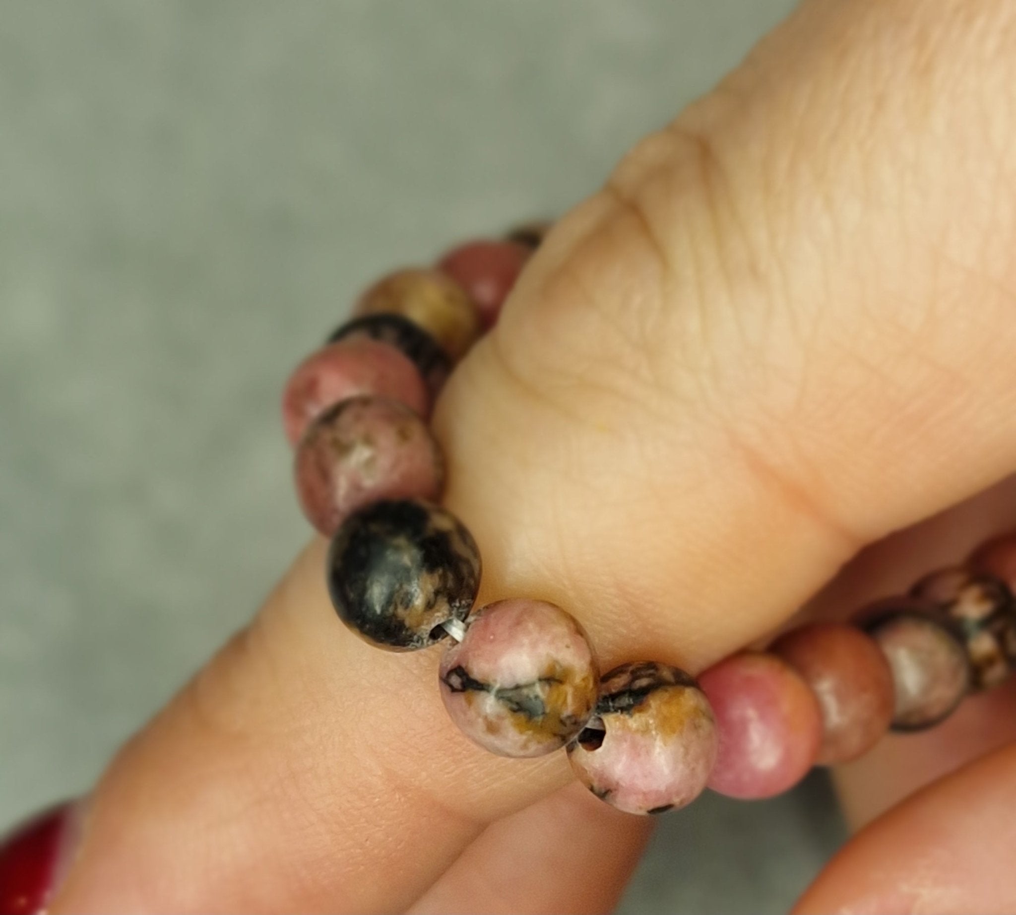 Pulsera Mineral Rodocrosita