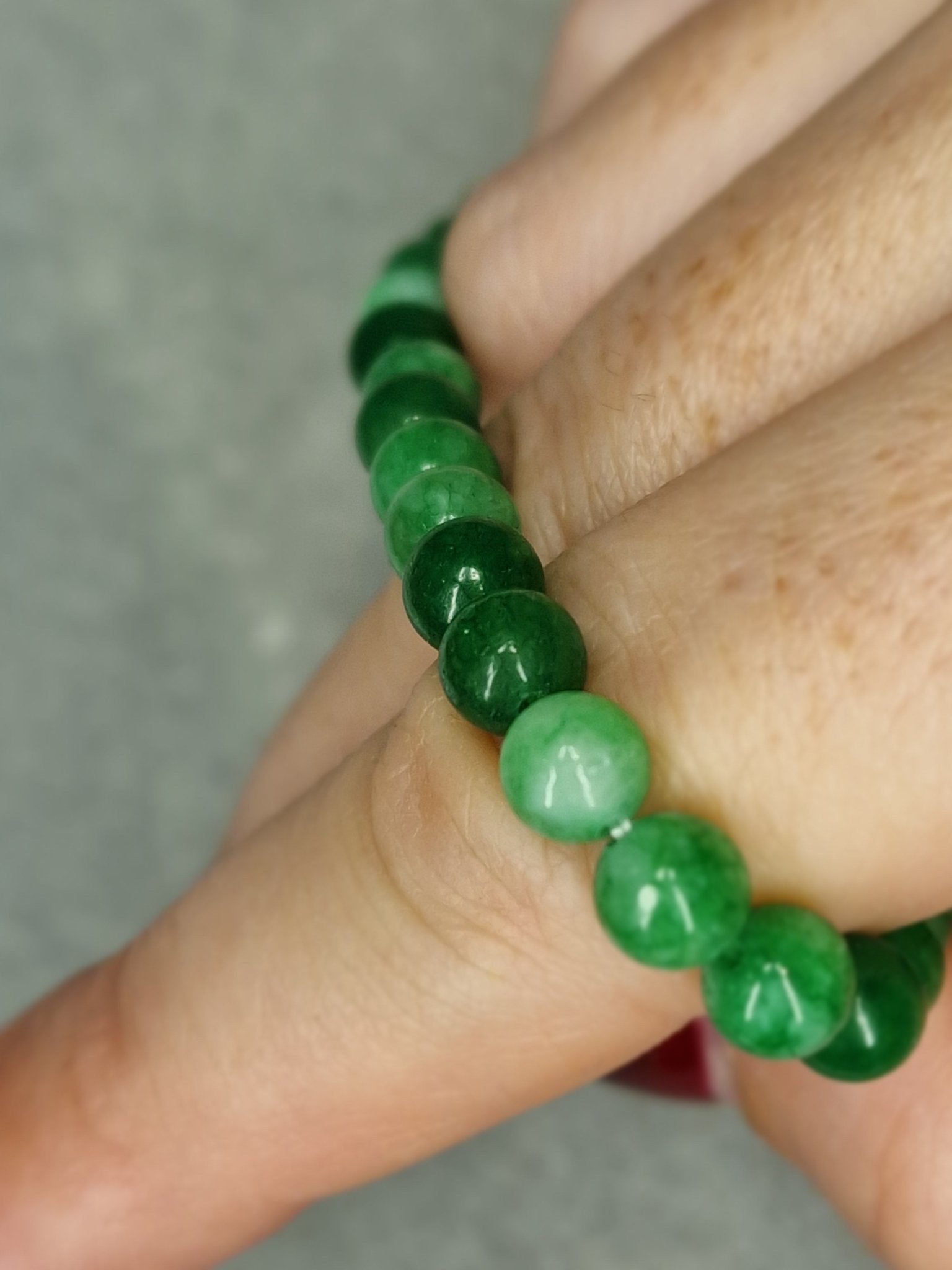 Pulsera Mineral Esmeralda